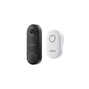 Reolink D340W Video Doorbell WiFi, black and white, smart home security - Safety