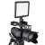 GODOX LEDP120C LED Stúdió lámpa felszerelve egy kamerára