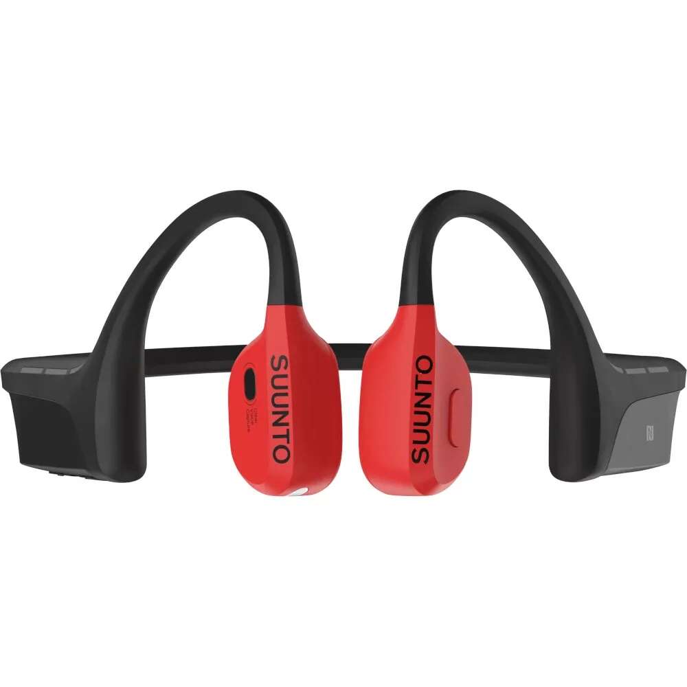 Suunto wing wireless headset - fekete/piros
