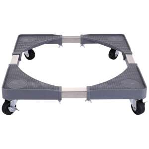 Zilan ZLN1642 Hűtőszekrény és Mosógép Állvány, Állítható Állvány Kerekekkel Háztartási Gépekhez - Gurulóállvány