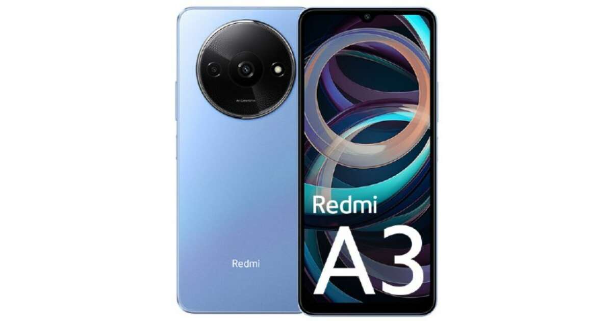 Xiaomi Redmi A3 64GB 3GB RAM Mobile Phone, Star Blue | Pepita.com