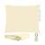 Beige square sail, 3x2 meters, Gardlov brand, for garden, patio, or camping
