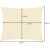 Beige square sail, 3x2 meters, Gardlov brand, for garden, patio, or camping, with size information