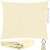 Beige square sail, 3x2 meters, Gardlov brand, for garden, patio, or camping