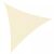Beige triangular shade sail