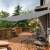 Gardlov Grey Square Shade Sail 3x2m installed on patio