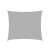 Gray rectangular sun sail, 3x2m, with ropes and rings