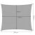 Dimensions of Gardlov grey rectangular shade sail