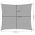 Dimensions of Gardlov grey rectangular shade sail