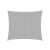 Isolated gray rectangular shade sail 3x2m