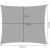 Dimensions of Gardlov grey rectangular shade sail
