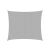 Gray rectangular shade sail 3x2m isolated