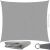Gray rectangular shade sail 3x2m with folded sail and accessories