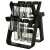 Ikonka Black Rotating Spice Rack with Empty Jars