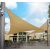 Gardlov Beige Triangle Shade Sails Providing Shade for Outdoor Seating