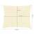 Gardlov Beige Quadratisches Sonnensegel 3x4m Abmessungen