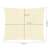 Dimensions of Gardlov Beige Square Shade Sail 3x4m