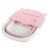 Összecsukható lábmasszázs tál, rózsaszín szilikon párnákkal, zárt állapotban