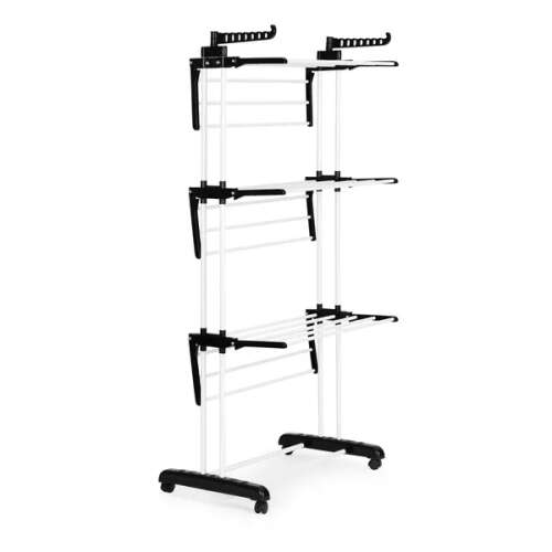 ModernHome foldable vertical clothes drying rack, empty