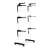 ModernHome foldable vertical clothes drying rack