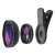 Set de lentile cu unghi larg 0,45x și macro 12,5x pentru smartphone, cu clip