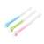 Set of 3 faucet brushes in blue, green, and pink
