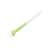 Green faucet brush with white handle