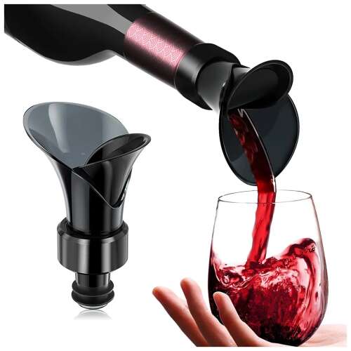 2-in-1 Wine Bottle Pourer and Stopper