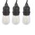 Three Kertészeti Branda 10 LED E27 bulbs on white background