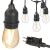 Kertészeti Branda 10 LED E27 string lights with plug detail