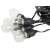 Kertészeti Branda 10 LED E27 10m outdoor string lights close up of bulbs