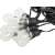 Kertészeti Branda 10 LED E27 10m outdoor string lights close up of bulbs