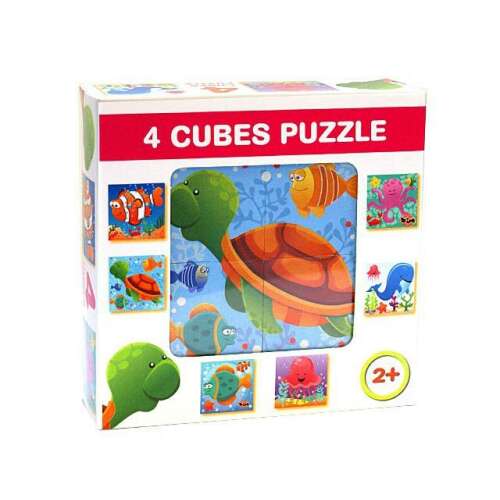 Mesekocka tengeri állatokkal 4db-os