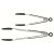 Carl Schmidt Sohn KOCH SYSTEME GERA Tongs, Stainless Steel with Silicone Tips, 30 cm 83104754