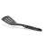 Berlinger Haus Czarny Srebrny 32 cm łopatka z otworem, nie rysująca nylonowa szpatułka do gotowania i serwowania