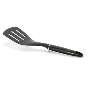 Berlinger Haus Čierna Strieborná 32 cm štrbinová obracačka, škrabavý nylonový stierka na varenie a servírovanie - Kuchynské pomôcky