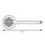 TESCOMA SPACE LINE filter measuring spoon, 33 cm, plastic 40323758