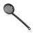 TESCOMA SPACE LINE slotted spoon, 33 cm, black plastic