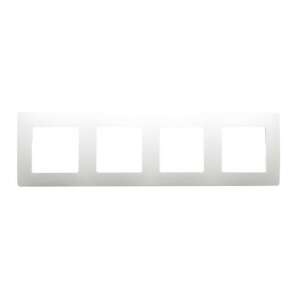 Legrand NILOE ramă albă pentru întrerupător cu 4 locuri - Legrand Rame pentru întrerupătoare