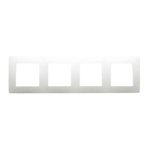 Legrand NILOE ramă albă pentru întrerupător cu 4 locuri