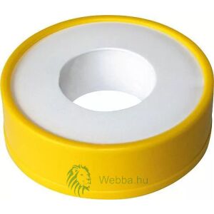 PTFE Gáz Szigetelőszalag 19mm x 15m, Sárga Adagoló - Tömítőszalag