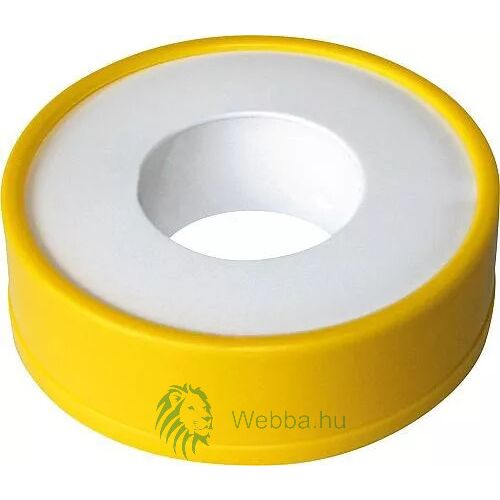 PTFE Gáz Szigetelőszalag 19mm x 15m, Sárga Adagoló