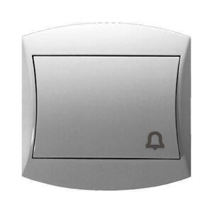 Elegáns Fehér Csengőnyomó - Süllyesztett - IP20