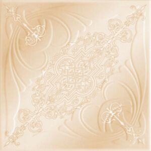 Elegáns Álmennyezeti Lap - Bézs - Klasszikus - 50x50 cm