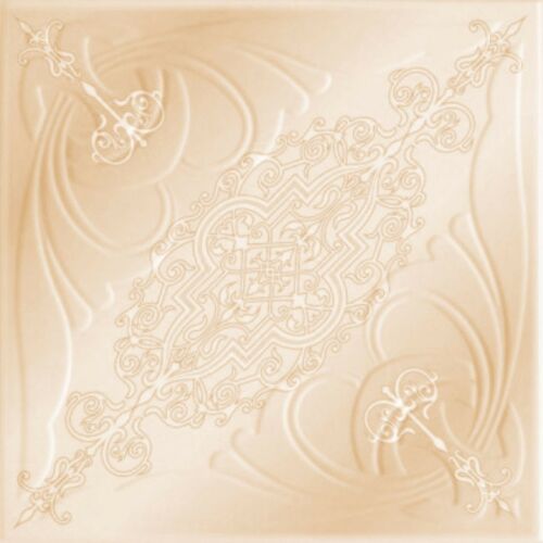 Elegáns Bézs Álmennyezeti Lap - Klasszikus Design 50x50 cm