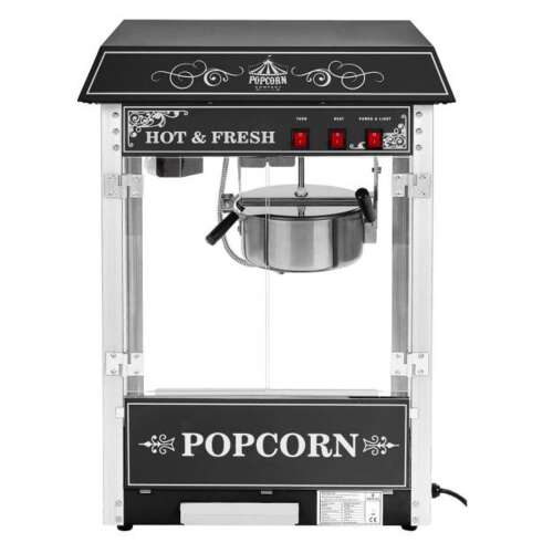 Professionelle Hochleistungs-Popcornmaschine einstellbar 230v 1.6kw schwarz