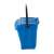Blue 40L SARTORI AMBIENTE Urba Plus recycling bin with lid and handle, side view