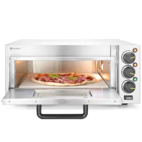 Einkammer-Pizzaofen für 1 große Pizza 2000 w 230 v - hendi 220290