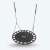 Neo-Sport SWINGO Nest Swing 120cm - black, hanging from a swing set