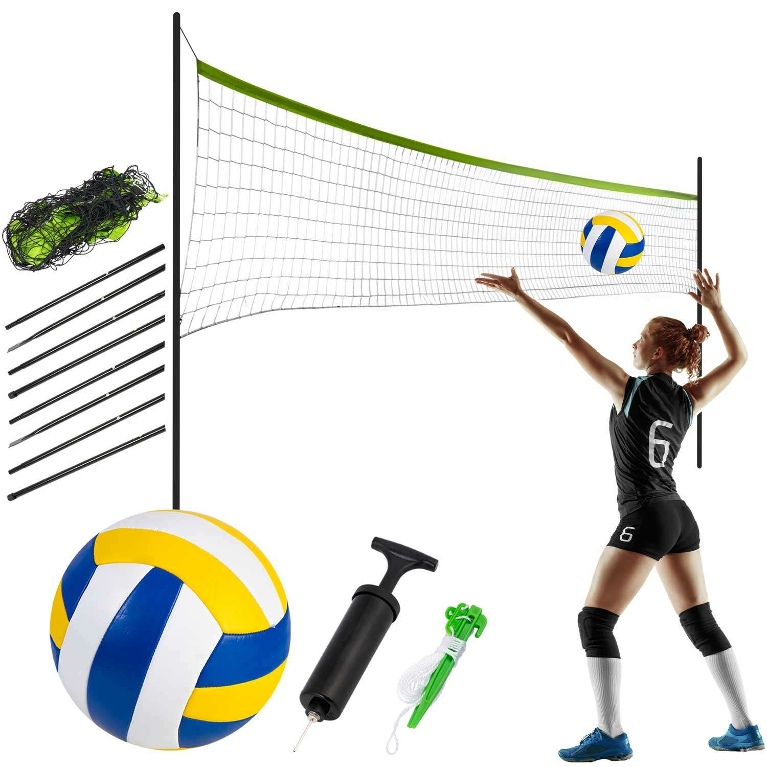 E-shop Sieť a rám na volejbal a badminton 570 cm